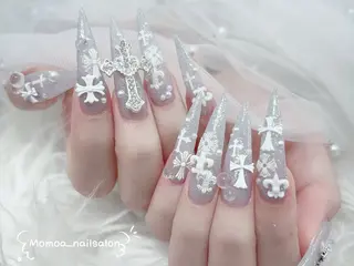 ネイル MoMoA Nail ネイル長さ出し専門店のネイルデザイン