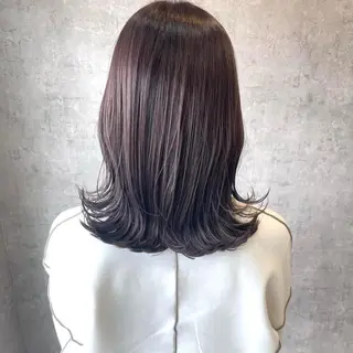 セミロング カラー ヘアアレンジ 🌻あいり merci.🌻のヘアスタイル