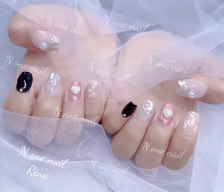 ネイル 長いだし/スカルプ/ パラシェルN.oneのネイルデザイン