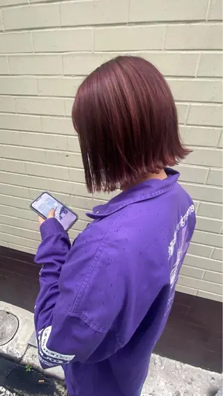 ミディアム 大西 柚羽のヘアスタイル