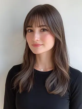 セミロング natsumi🍀艶 カラー/美髪縮毛のヘアスタイル