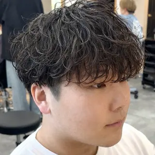 パーマ メンズ 男の理想を叶える🔥 メンズパーマ特化｜関のヘアスタイル