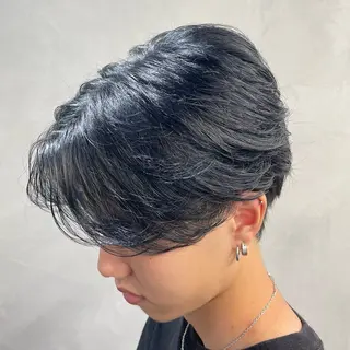 ミディアム カラー ヘアアレンジ メンズ fifth 石川 凪のヘアスタイル