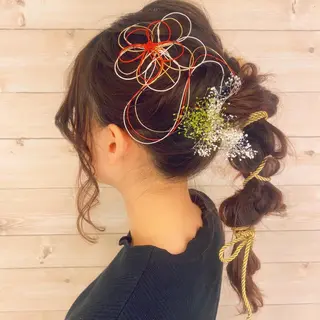 ヘアアレンジ ヘアメイク エンカレッジのヘアスタイル