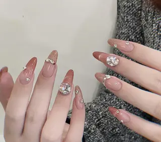 ネイル By moonネイル 🌷ワンホン/韓国風のネイルデザイン