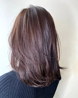ミディアム カラー 渋谷　今泉ひろき 髪質改善×美髪矯正のヘアスタイル