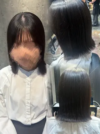 ショート 透明感カラー/ 矯正/まな⭐️のヘアスタイル