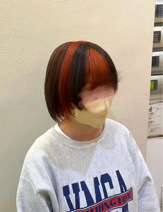 ショート カラー ハイトーンカラー🎀 はなえのヘアスタイル