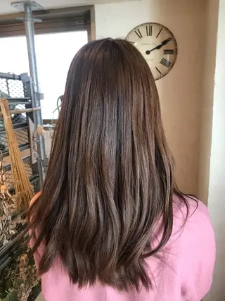 ロング 青木 啓輔のヘアスタイル