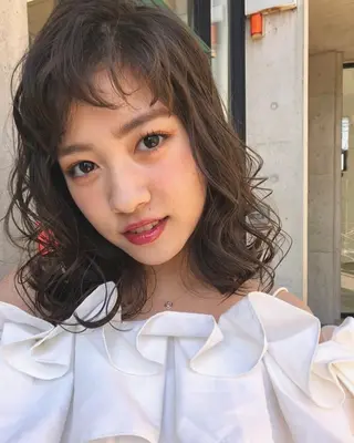 ミディアム カラー moana surfriderのヘアスタイル