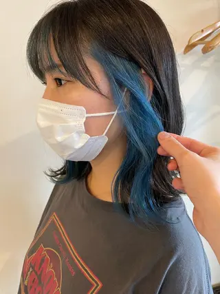 ミディアム カラー AKALA HAIR 西宮店 Juriのヘアスタイル