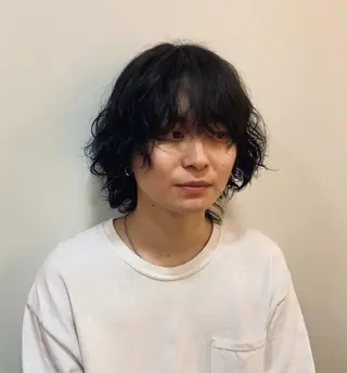 ミディアム パーマ メンズ 小山功陽 /メンズスタイルのヘアスタイル