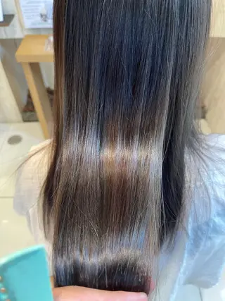 ロング ササ　ユウキ/パーマ 縮毛矯正/髪質改善のヘアスタイル