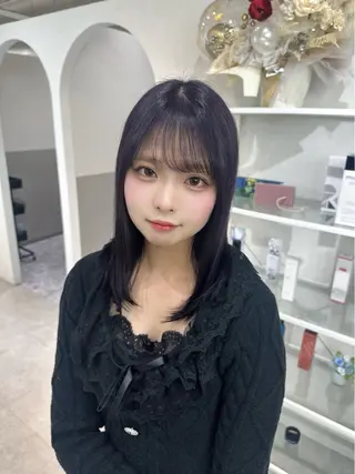 ミディアム カラー 🪞個室サロン/韓国 艶髪/keito🪞のヘアスタイル