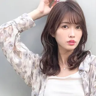 セミロング RINA 【Loem】のヘアスタイル