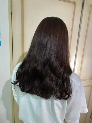 ロング カラー ヘアアレンジ 透明感カラー 古山 結季🌙🖤のヘアスタイル