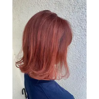ミディアム カラー 艶髪・酸性ストレート フリツのヘアスタイル
