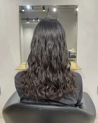 セミロング パーマ 【表参道】Ruri デジタルパーマのヘアスタイル