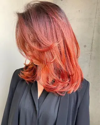 セミロング KENSHIRO ICONのヘアスタイル