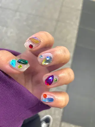 ネイル 【OKIKA】 らん🦖🌈🧡のマツエク・マツパデザイン