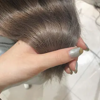 ミディアム カラー ヘアアレンジ マツエク・マツパ 透明感カラー🫧ヘア セット🫧松本菜月の眉毛・アイブロウイメージ