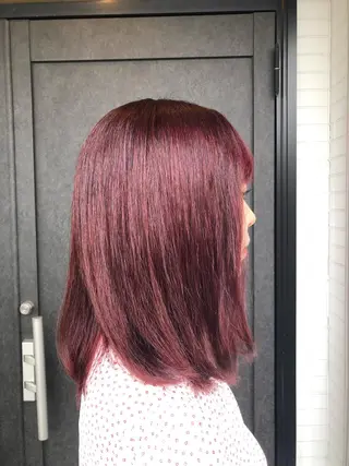 ミディアム 菊池 幹のヘアスタイル