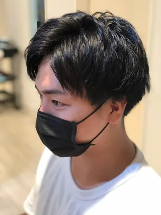 メンズ 髪質改善&ストレート ✂︎鈴木青樹のヘアスタイル