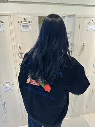 ロング カラー 畑中 夢のヘアスタイル
