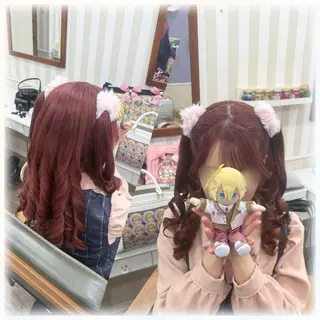 ヘアアレンジ 秋葉原コットン所属・ヘアセット 🤍AIRA🤍のヘアスタイル