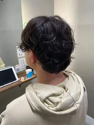 ミディアム パーマ 髪質改善/艶カラー/ 縮毛矯正🫟ダイキのヘアスタイル