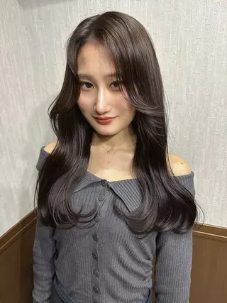 ロング カラー 【髪質改善】 梅田　聡のヘアスタイル