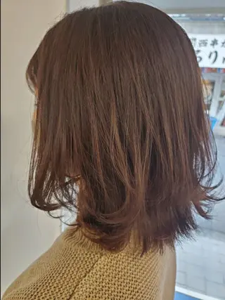 ミディアム カラー えんどう みほのヘアスタイル