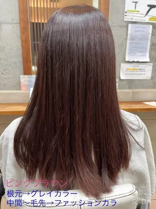 カラー たなか なおのヘアスタイル