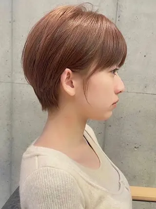 ショート カラー 西大島美容師 渡部仁太のヘアスタイル
