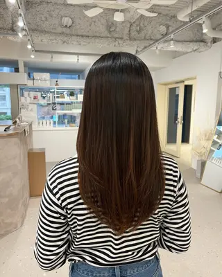 ロング 池田 未瑠のヘアスタイル