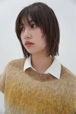 ショート カラー レイヤー/似合わせ TAKUYAのヘアスタイル