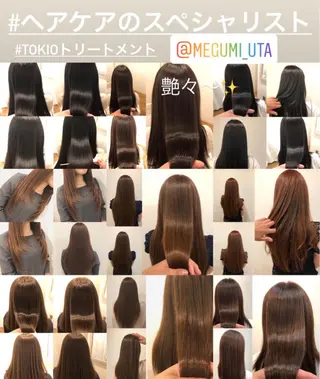ロング カラー パーマ ヘアアレンジ メンズ キッズ ネイル マツエク・マツパ MEGUMI megumiのヘアスタイル