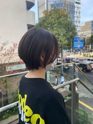 ショート 🫧透明感カラー 🫧 ジルバ清水南海のヘアスタイル