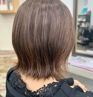 ミディアム カラー 中崎町／似合わせ cut🔸山路ナオコのヘアスタイル