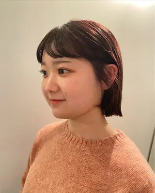 ショート カラー 竹内 柚子のヘアスタイル