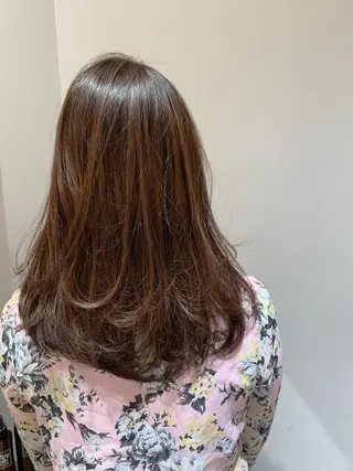 ロング カラー 韓国スタイル🇰🇷 annaのヘアスタイル