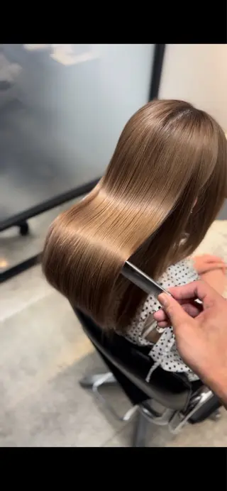 セミロング shinka所属・ブリーチ矯正🉑/ まさるのヘアスタイル