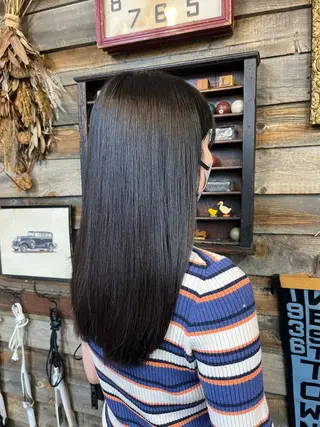 ロング カラー 川崎 かなでのヘアスタイル