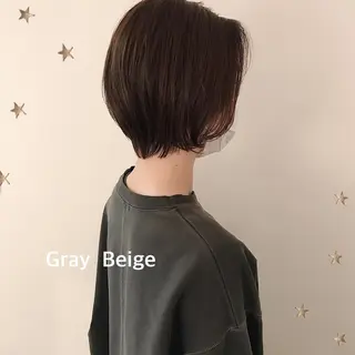ショート カラー 市川 千夏のヘアスタイル