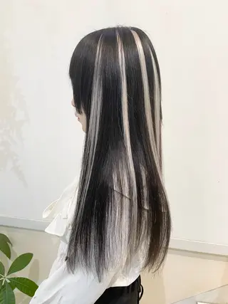 ロング カラー 髪質改善カラー🤍 エクステ✨君島由実子のヘアスタイル