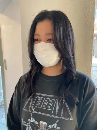 セミロング カラー ショート/韓国ヘア Moto✂︎のヘアスタイル