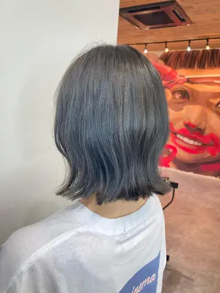 ミディアム カラー カットが上手い 💇‍♂🌸サク🌸のヘアスタイル