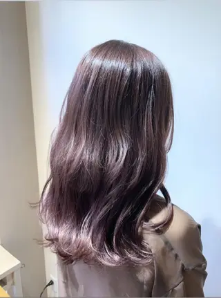 ミディアム ✨縮毛矯正✖︎顔周り レイヤー✨ナカムラのヘアスタイル