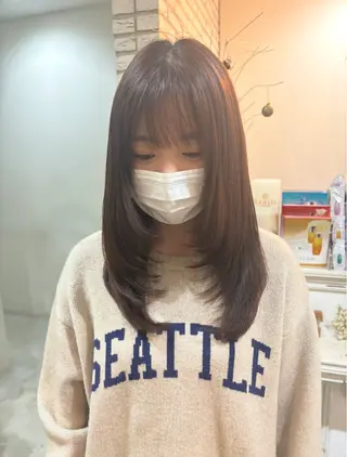 ロング レイヤー×髪質改善 hinanoのヘアスタイル