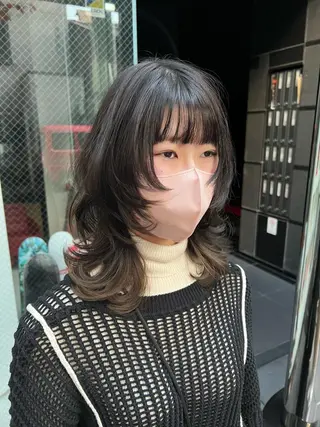 ミディアム 吉ヶ別符 亮祐のヘアスタイル